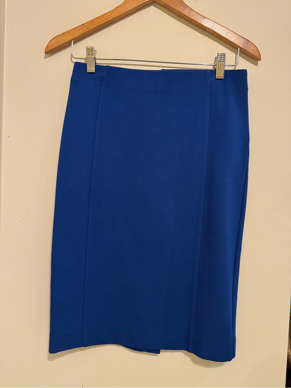 Ann Taylor Cobalt Blue Stretch Pencil Skirt